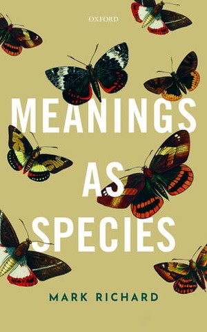 Meanings As Species Book Cover