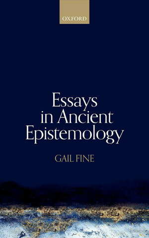 Essays In Ancient Epistemology